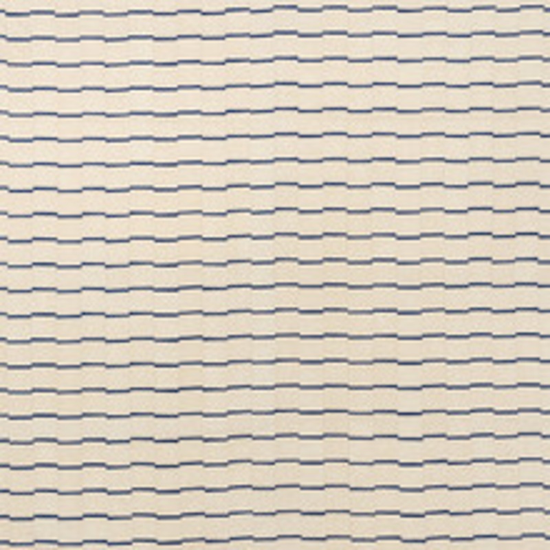 Schumacher Fabric Lines Blue 71211