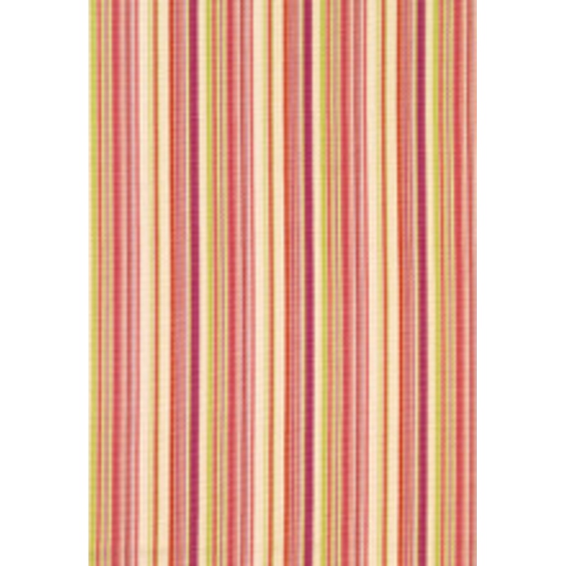 Schumacher Fabric Malibu Stripe Cerise 63450