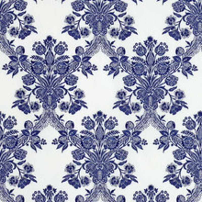 Schumacher Fabric Carolina Ultramarine 69710