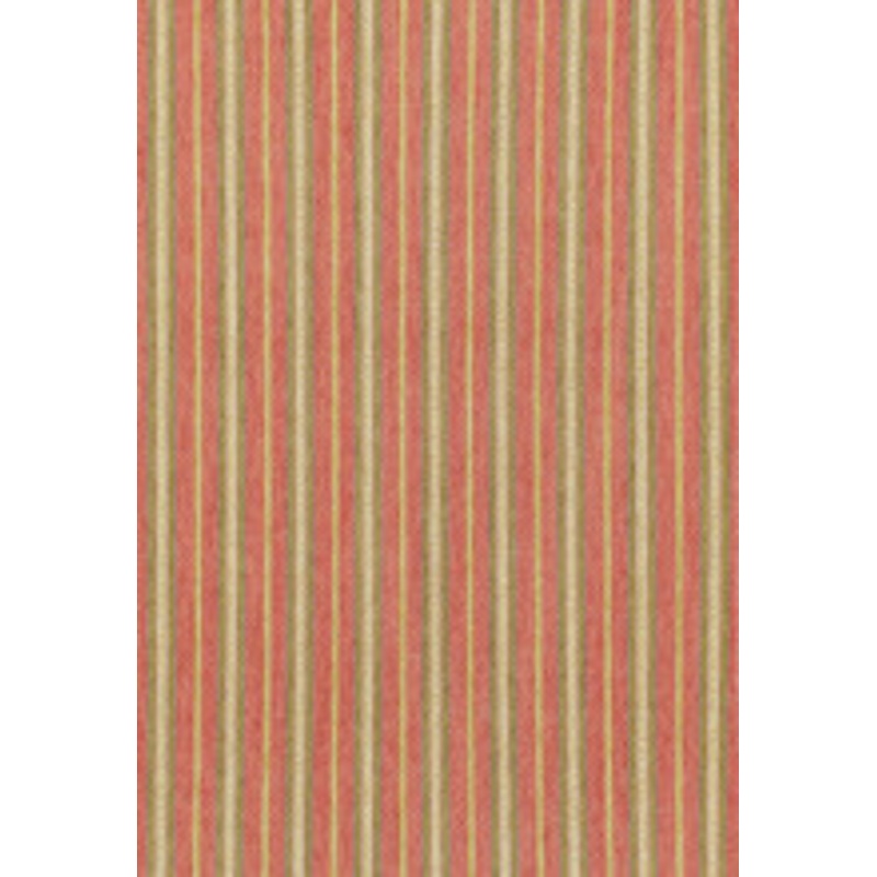 Schumacher Fabric Toscana Stripe Tuscan Red 68730