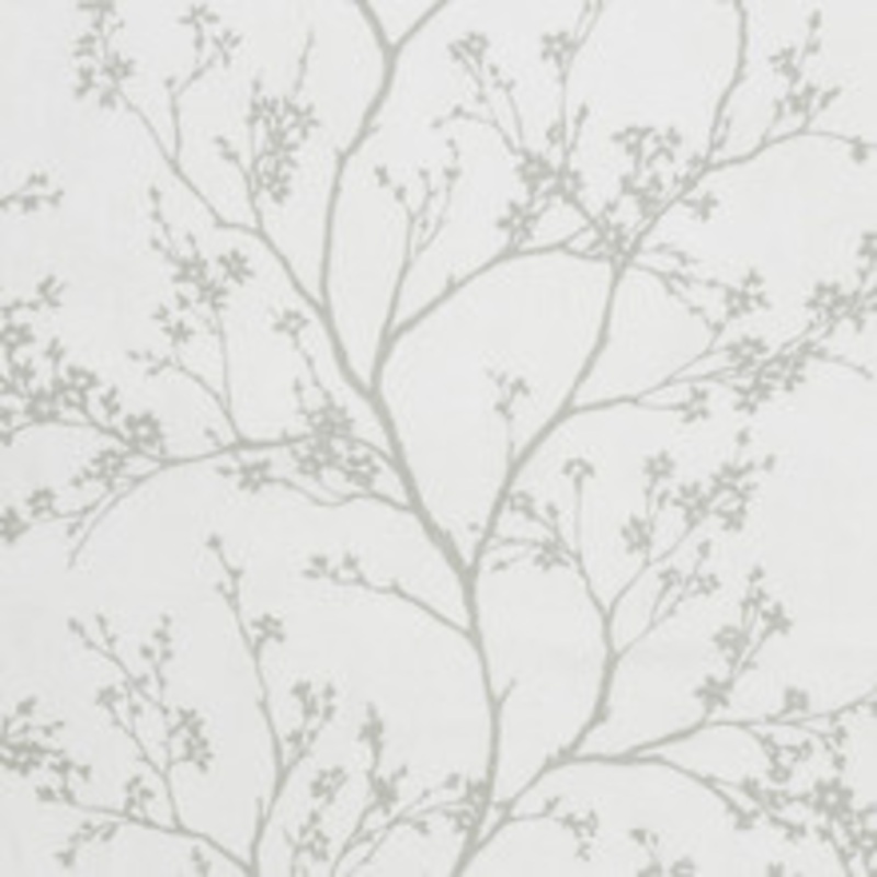 Schumacher Fabric Twiggy Sheer Light Grey 178440