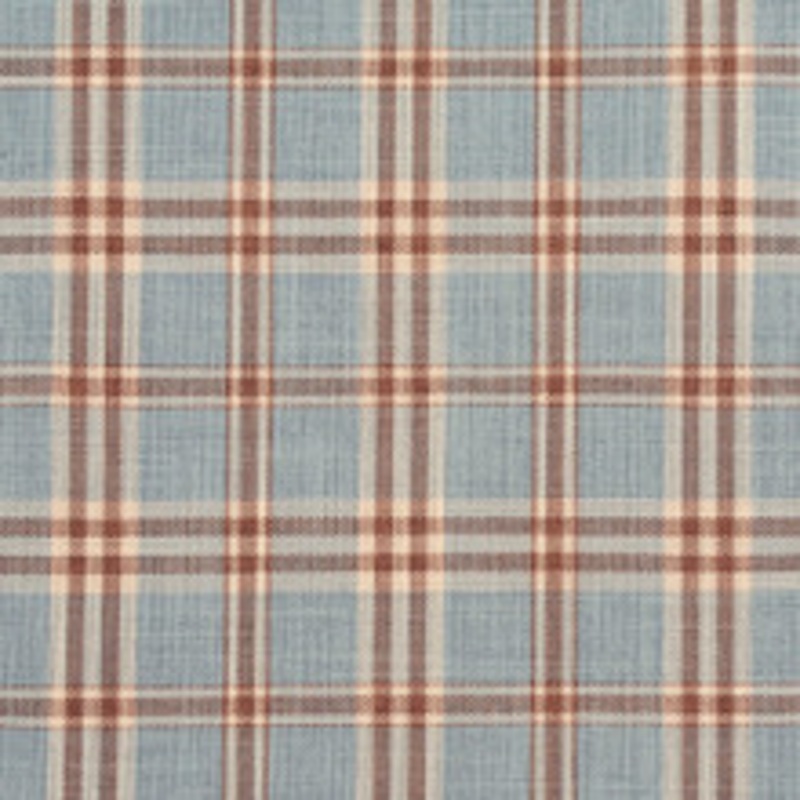 Charlotte Fabric D153 Cornflower Tartan