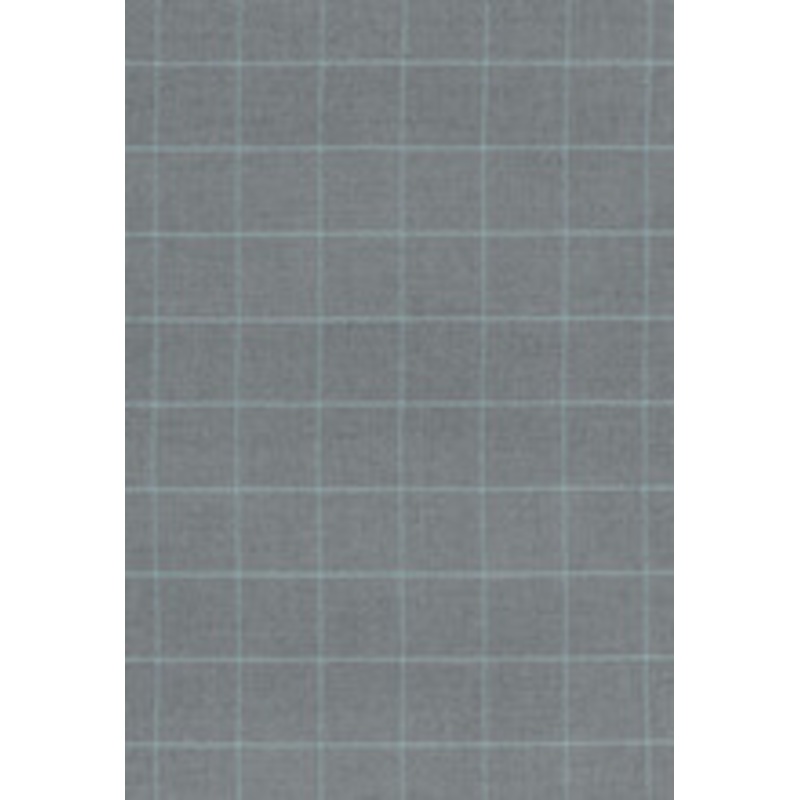 Schumacher Fabric Bancroft Wool Plaid Oxford Grey 66773