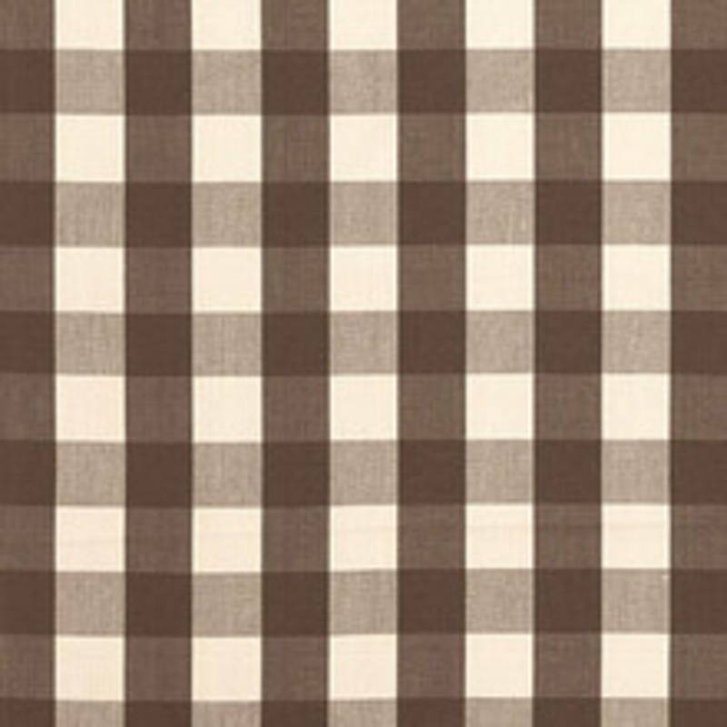Schumacher Fabric Camden Cotton Check Java 63041