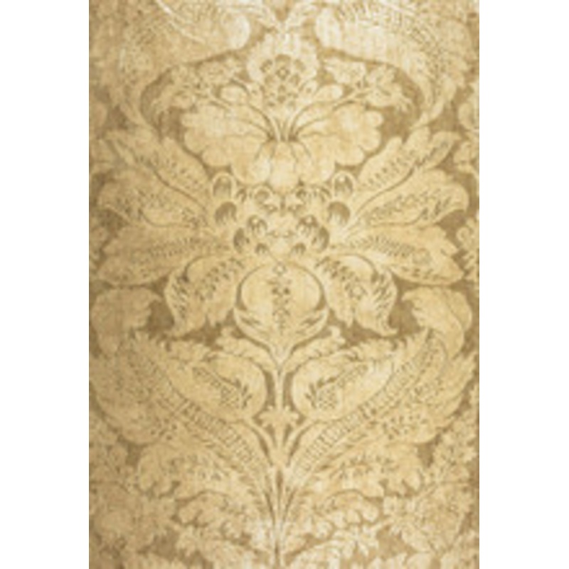 Schumacher Fabric Cordwain Damask Gilt 65872