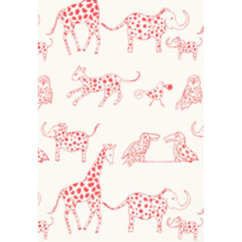 Schumacher Fabric Jungle Jubilee Punch 66253