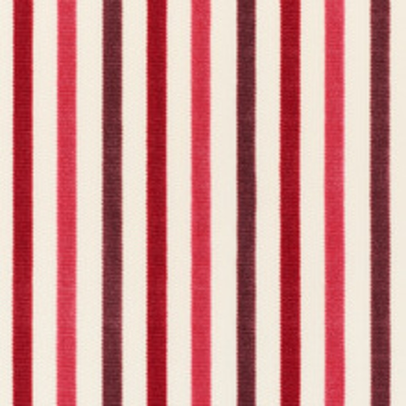 Schumacher Fabric Le Matelot Berry 72292