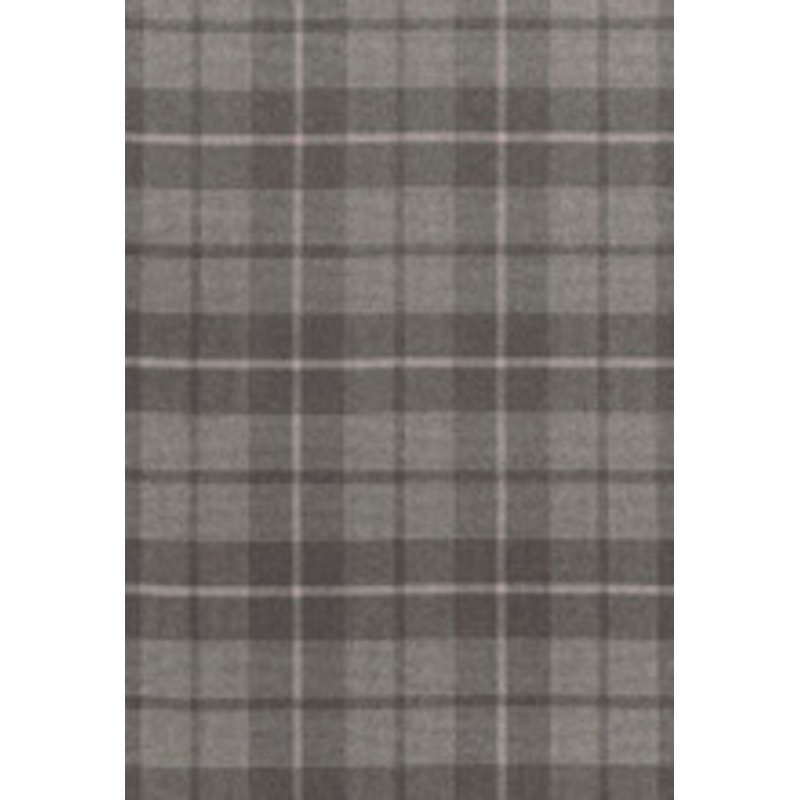 Schumacher Fabric Montana Wool Plaid Oxford Grey 66661