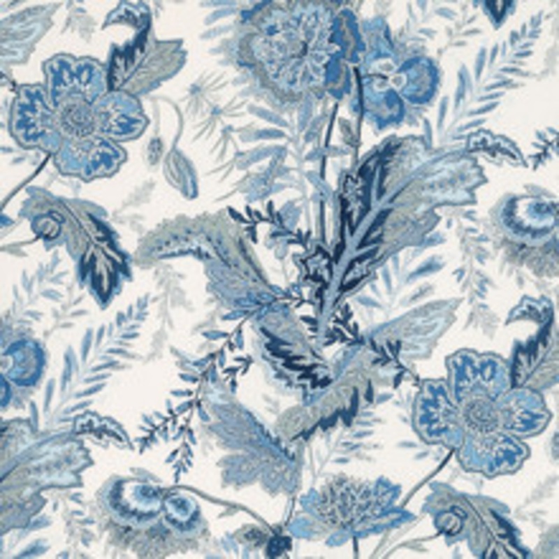 Schumacher Fabric Sandoway Vine Delft 174544