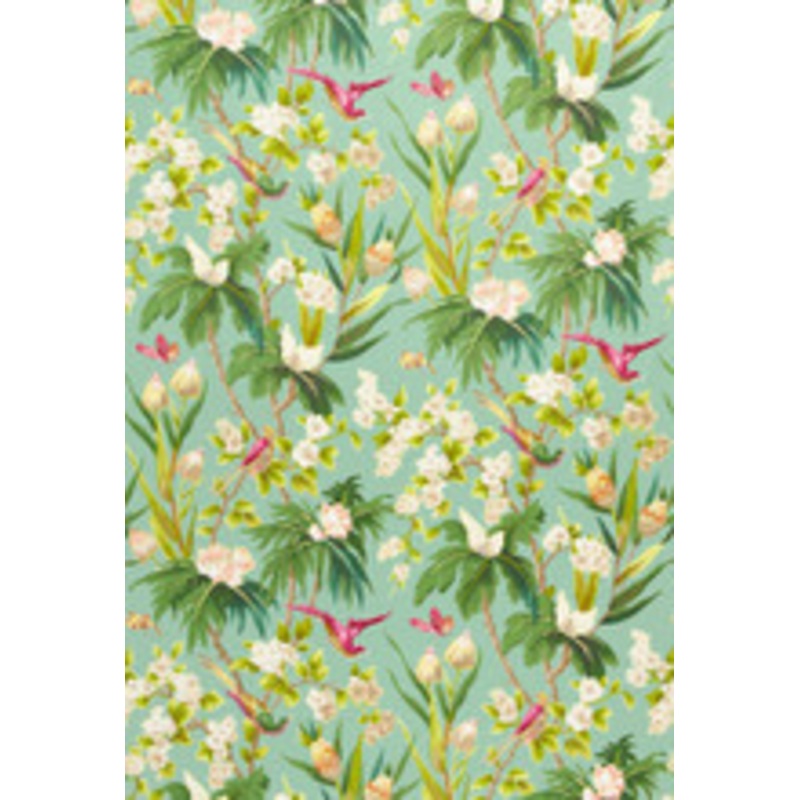 Schumacher Fabric Seychelles Sea 175702