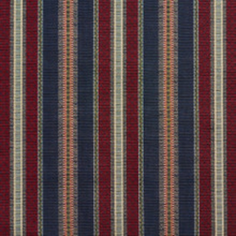 Charlotte Fabric 1987 Navy Stripe