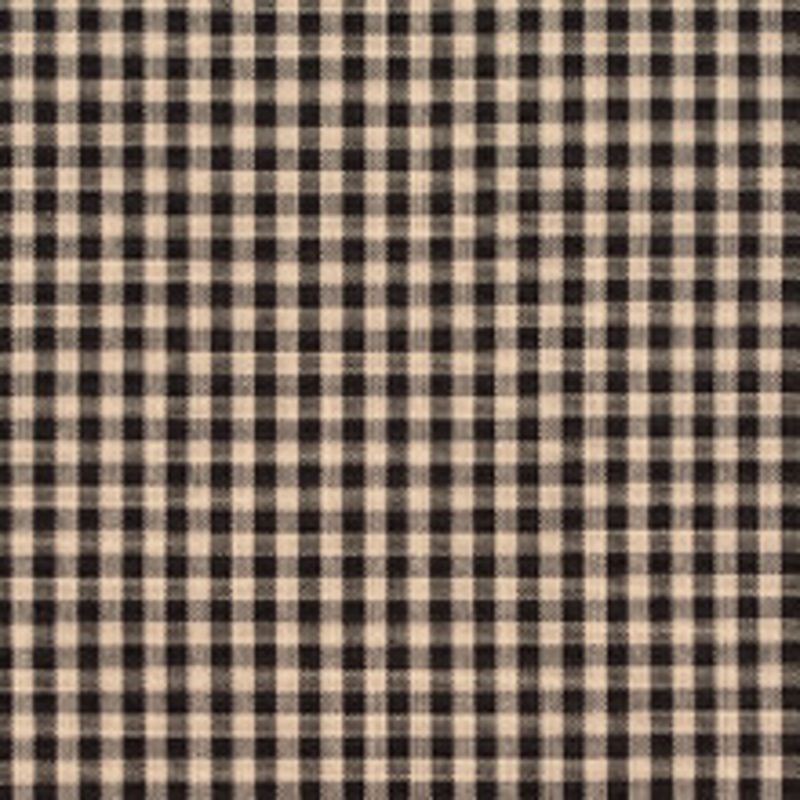 Charlotte Fabric D117 Onyx Gingham