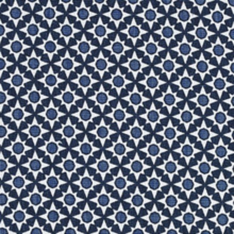 Schumacher Fabric Serendipity Blues 176422