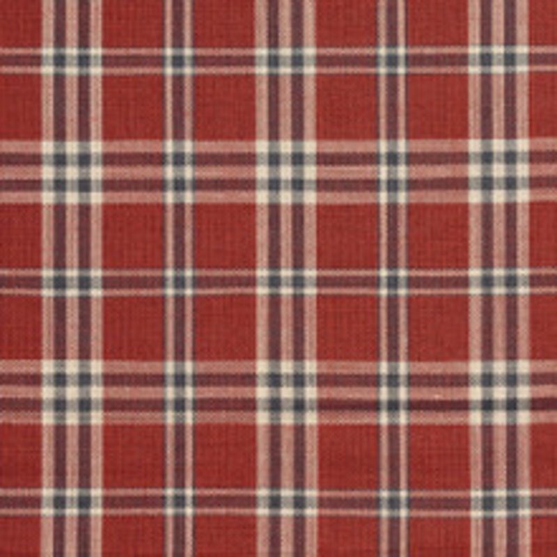 Charlotte Fabric D150 Brick Tartan
