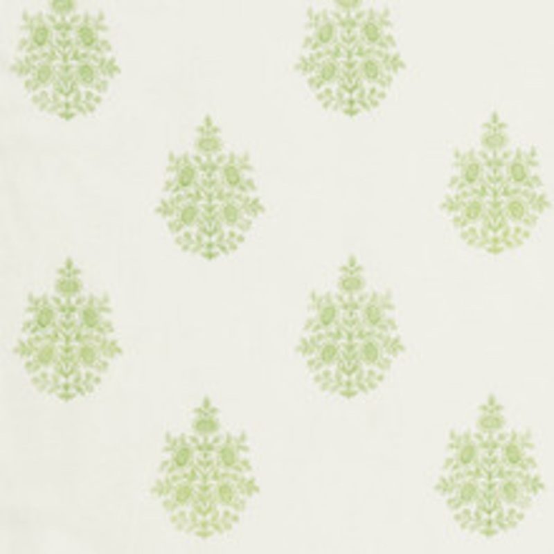 Schumacher Fabric Asara Flower Sheer Green 178371