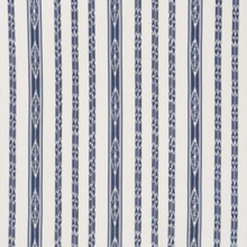 Schumacher Fabric Mariam Ikat Navy 71980