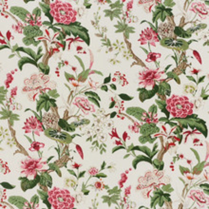 Schumacher Fabric Nymphaea Fuchsia 176761
