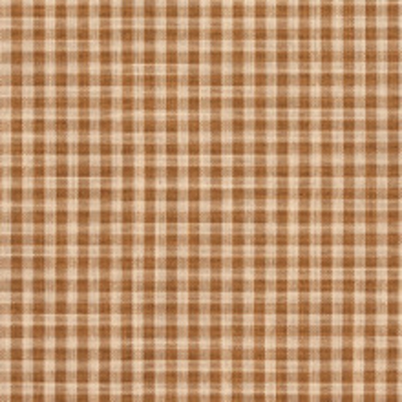 Charlotte Fabric D114 Wheat Gingham