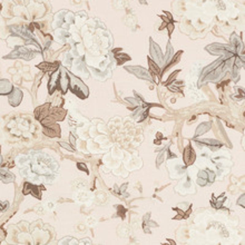 Schumacher Fabric Bermuda Blossoms Blush 175874