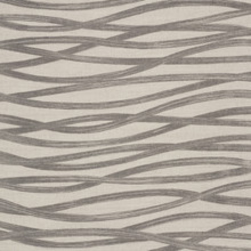 Schumacher Fabric Brushstrokes Charcoal 177340