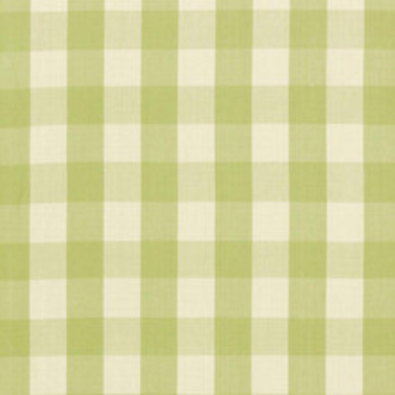 Schumacher Fabric Camden Cotton Check Sage 63036