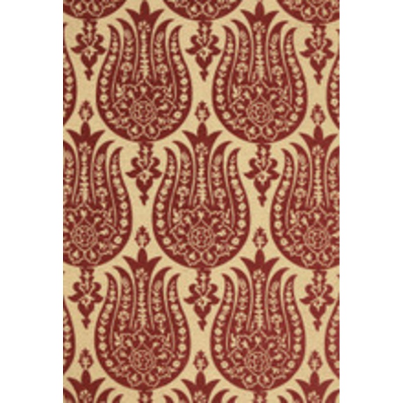 Schumacher Fabric Izmir Chenille Red Earth 65862