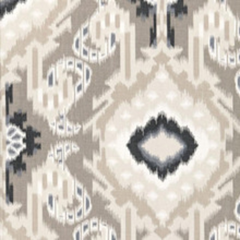 Schumacher Fabric Kiribati Ikat Print Linen 174981