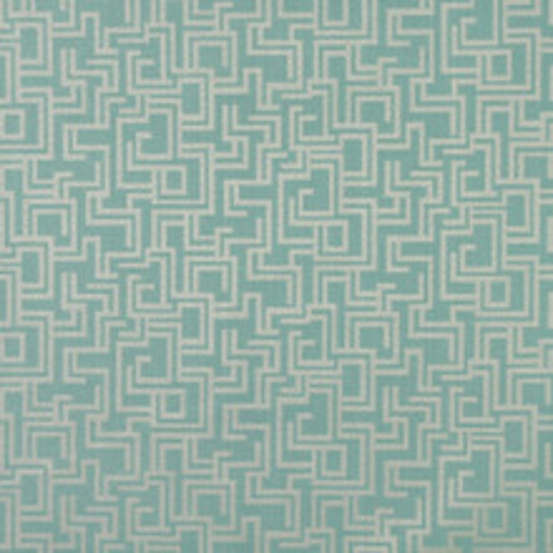Charlotte Fabric 6636 Lagoon/Geometric