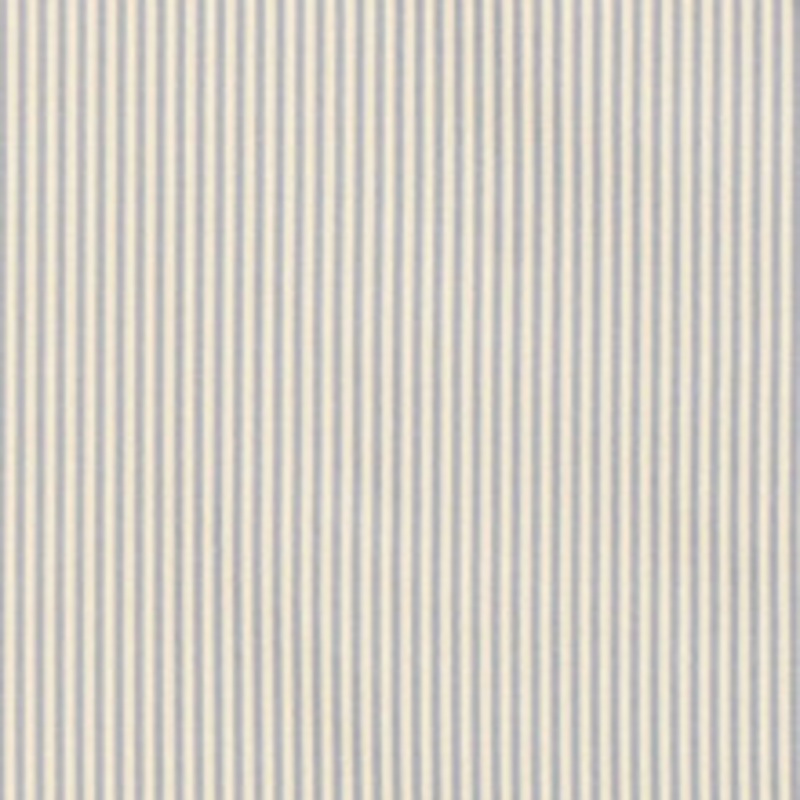 Schumacher Fabric Charee Silk Stripe Blue And White 60921