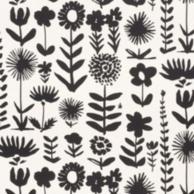 Schumacher Fabric Wild Things Black 178250