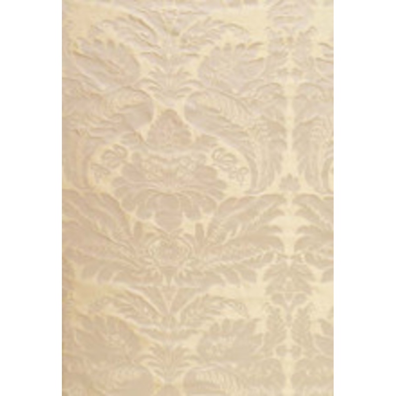 Schumacher Fabric Bennet Silk Damask Platinum 63734