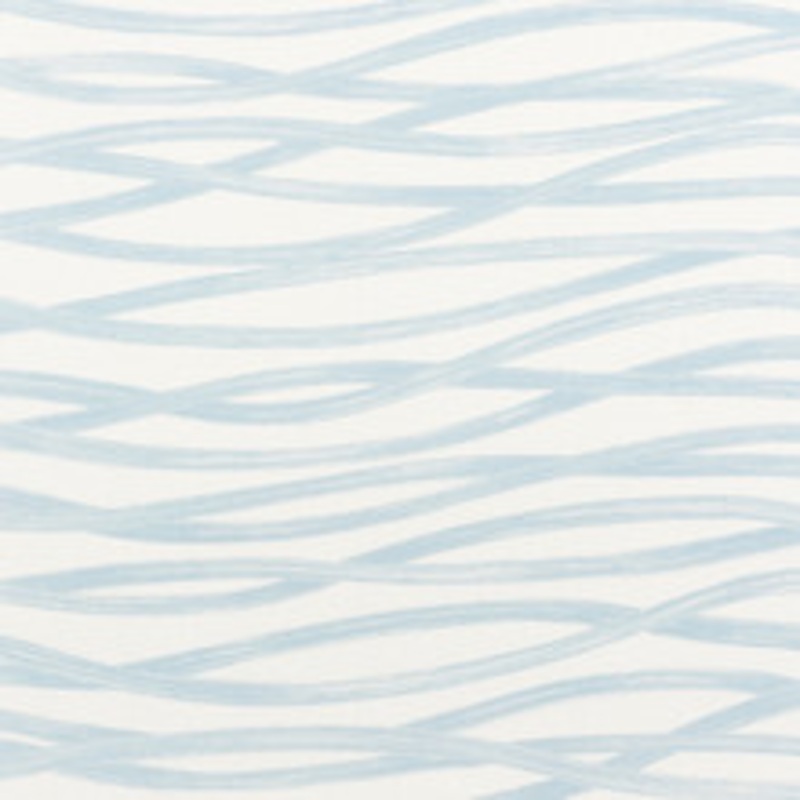 Schumacher Fabric Brushstrokes Sky 177342