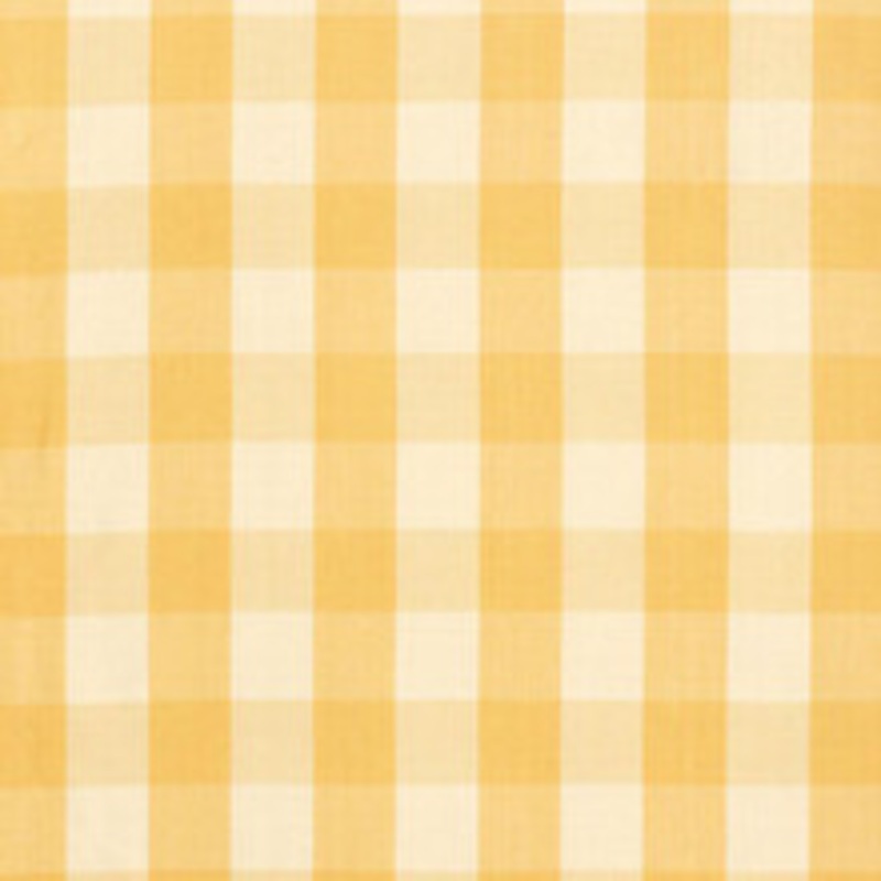 Schumacher Fabric Camden Cotton Check Straw 63032