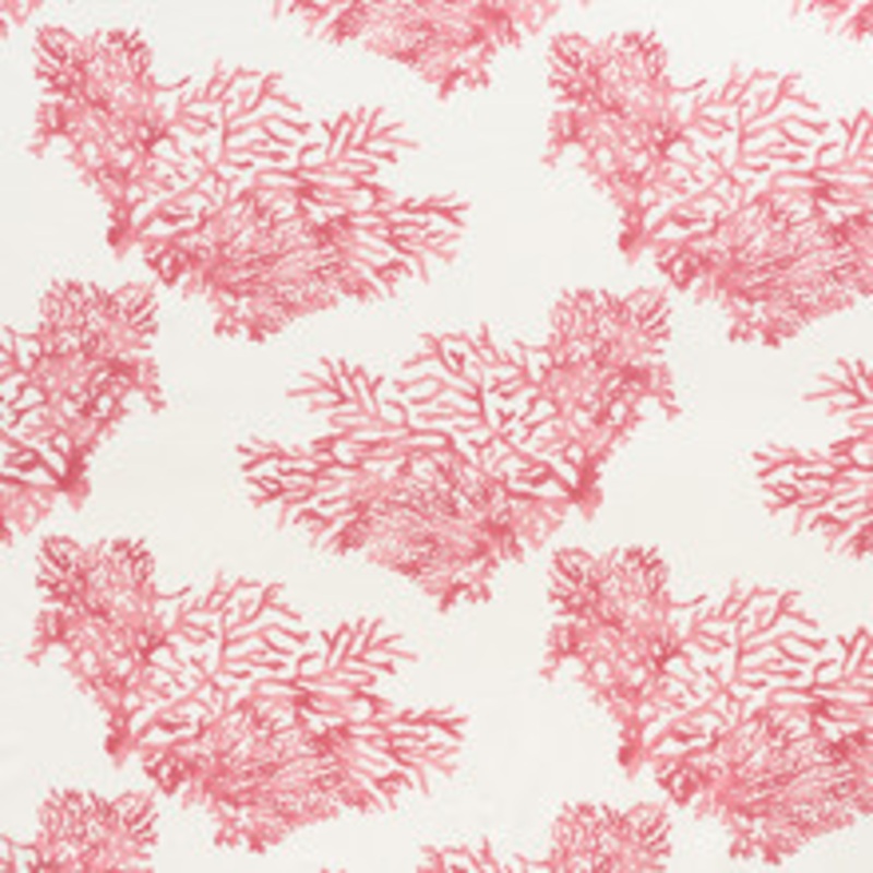 Schumacher Fabric Great Barrier Reef Pink 175365