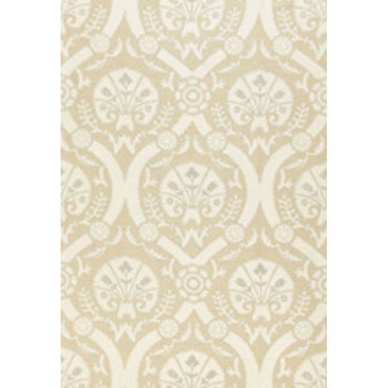 Schumacher Fabric Taza Damask Champagne 65773