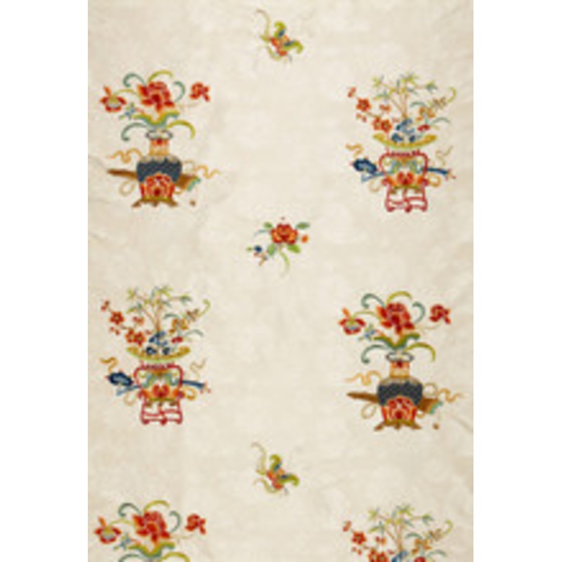 Schumacher Fabric Ming Embroidery Multi-Color 64420