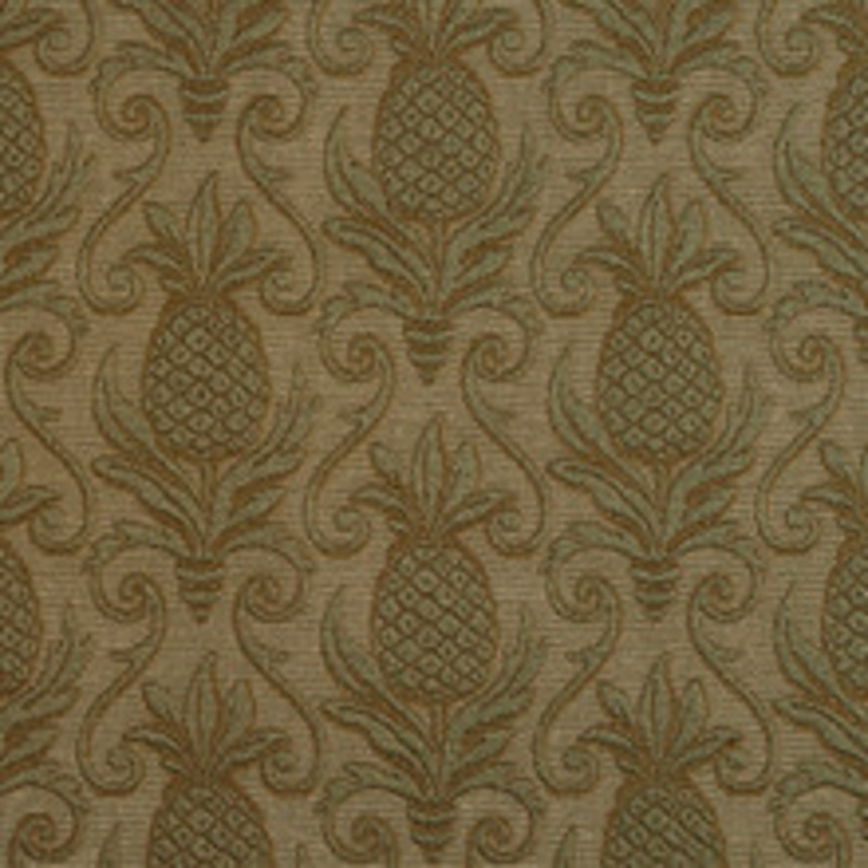 Charlotte Fabric 5525 Sage/Pineapple