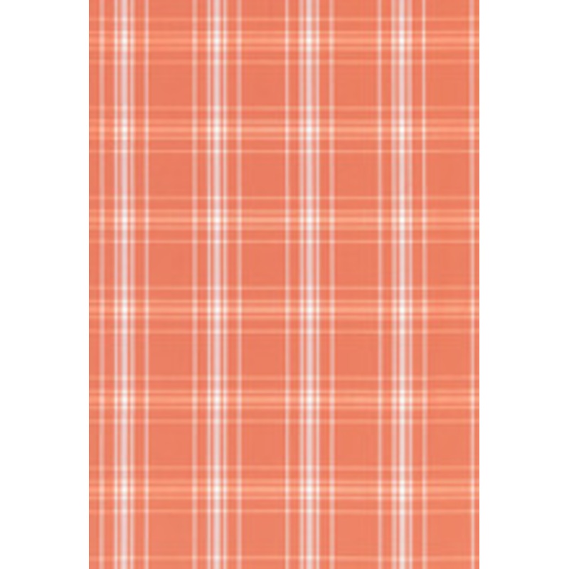 Schumacher Fabric Belize Plaid Orange 68093