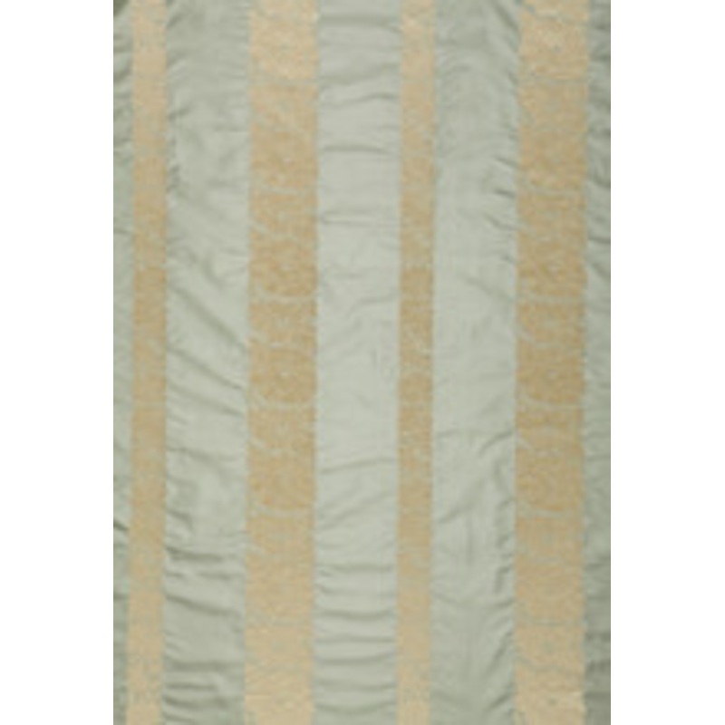 Schumacher Fabric Mandarin Silk Stripe Ocean Mist 64432