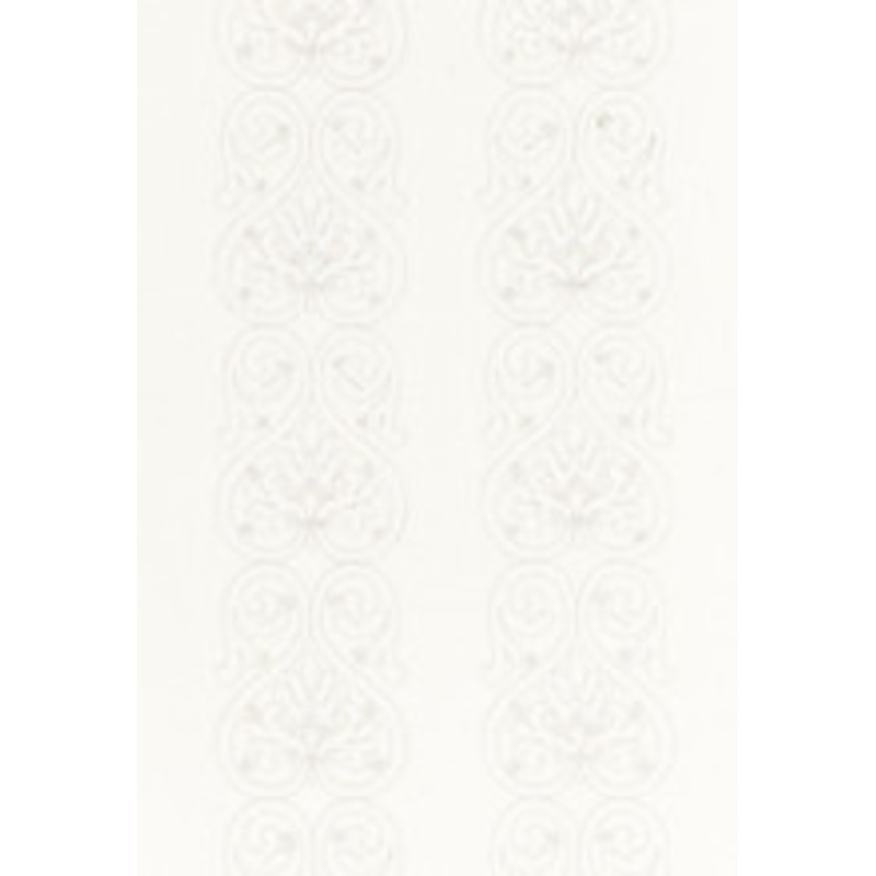 Schumacher Fabric Medici Embroidery Blanc 67640