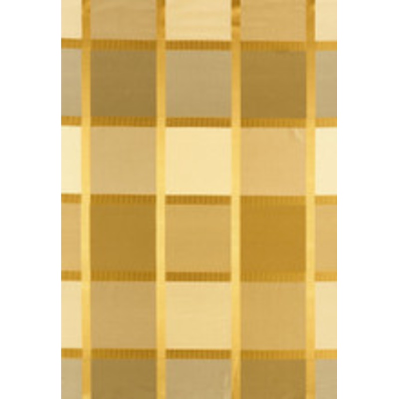 Schumacher Fabric Navsari Silk Plaid Creme Caramel 62851