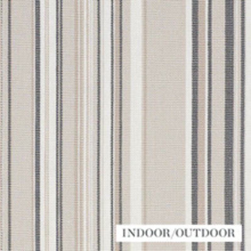 Schumacher Fabric Ponderosa Stripe Natural 76631