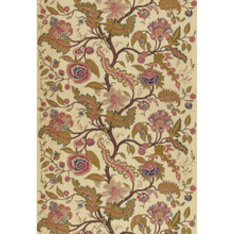 Schumacher Fabric Sinhala Linen Print Pomegranate 174811