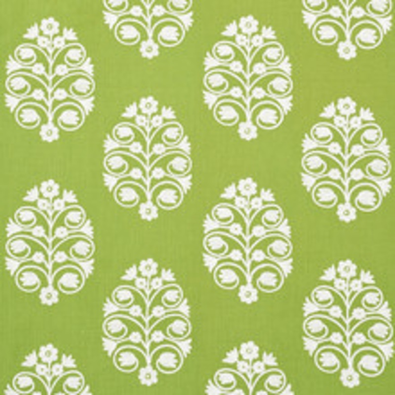 Schumacher Fabric Talitha Embroidery Leaf 72092