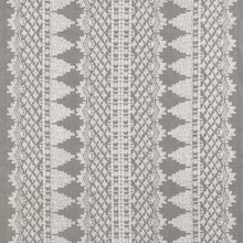 Schumacher Fabric Wentworth Embroidery Haze 75471