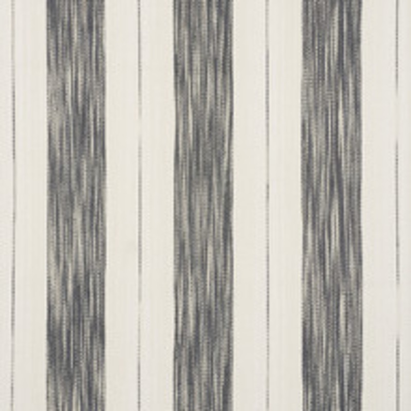 Schumacher Fabric Arroyo Stripe Charcoal 73312