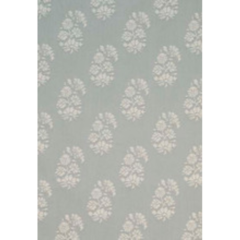 Schumacher Fabric Astara Paisley Aqua 63420