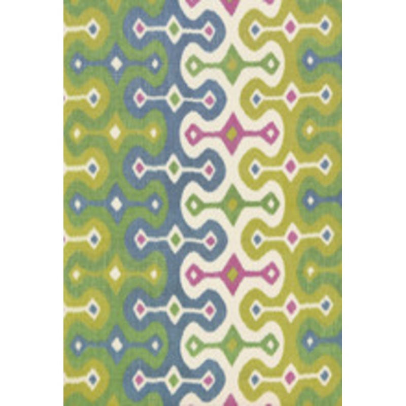 Schumacher Fabric Darya Ikat Jewel 174834
