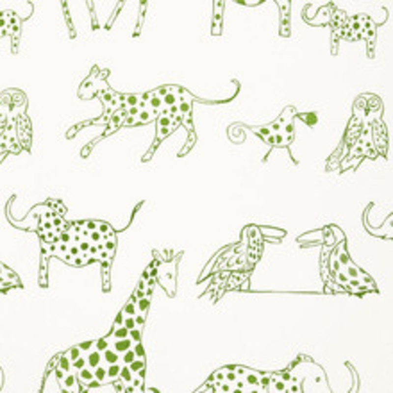 Schumacher Fabric Jungle Jubilee Leaf 66252