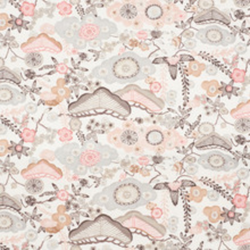 Schumacher Fabric Yume Blush 177012